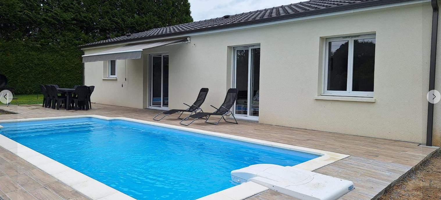 Les Granges De Soulagnieux Et Sa Piscine Privee Villa Piégut-Pluviers Exterior foto